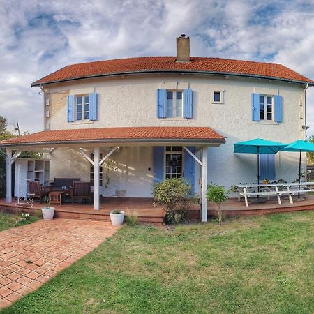 Charmante Maison Dans Les Landes X 10 Avec Piscine Et Salle D Escalade Lue Exteriör bild