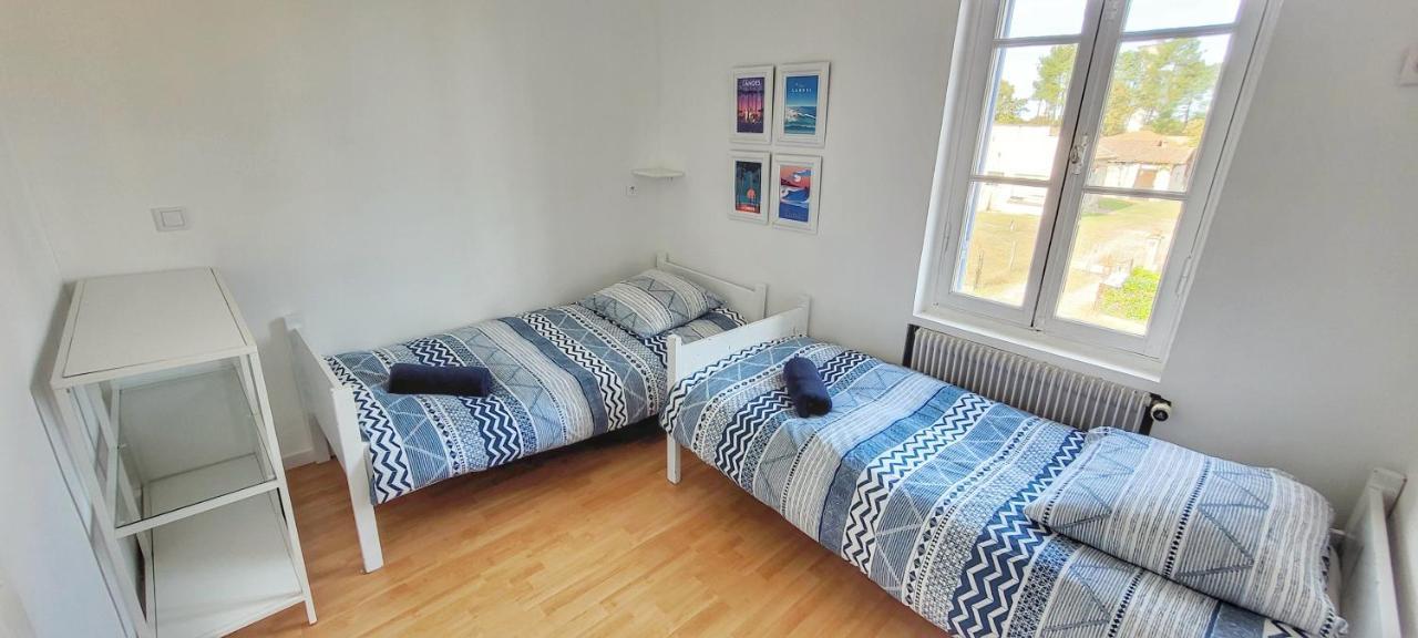 Charmante Maison Dans Les Landes X 10 Avec Piscine Et Salle D Escalade Lue Exteriör bild