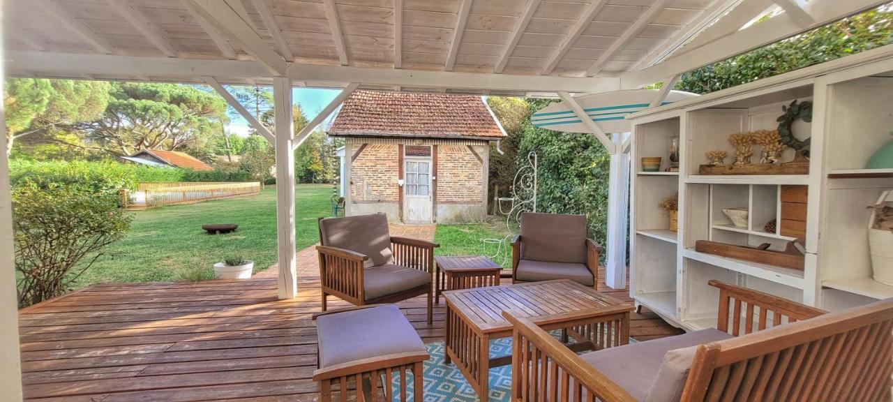 Charmante Maison Dans Les Landes X 10 Avec Piscine Et Salle D Escalade Lue Exteriör bild