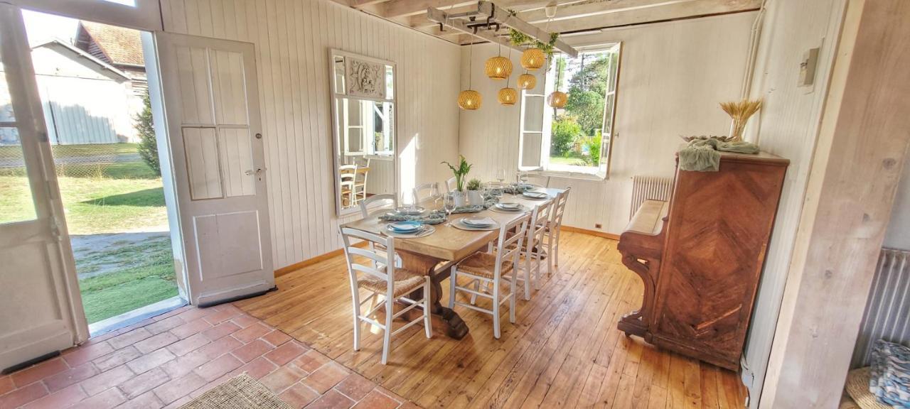 Charmante Maison Dans Les Landes X 10 Avec Piscine Et Salle D Escalade Lue Exteriör bild