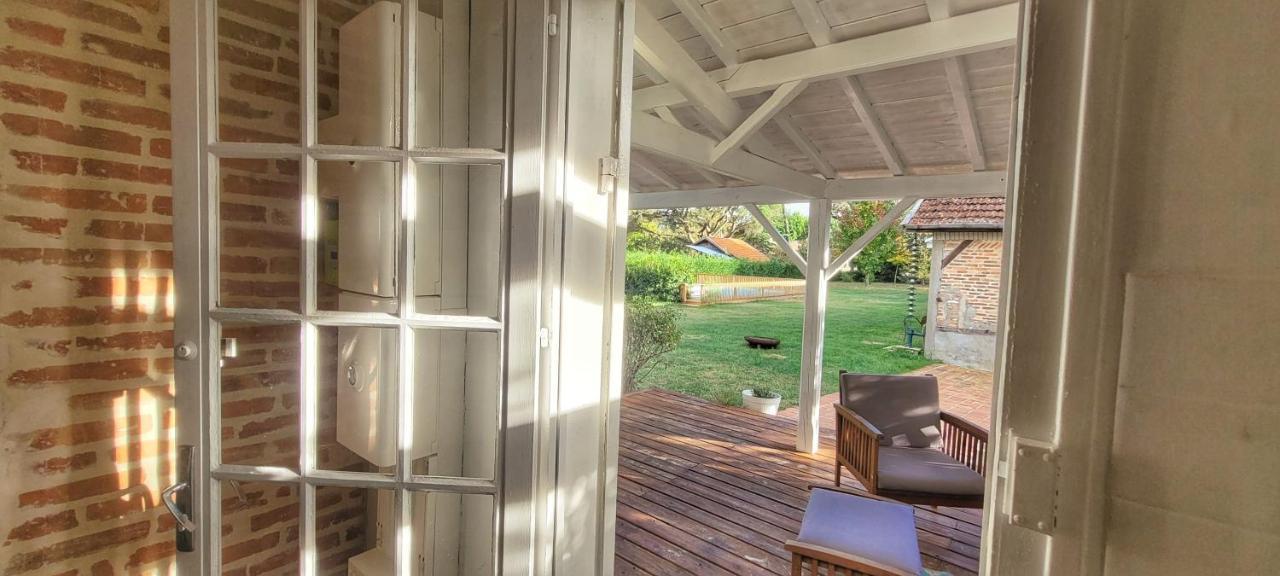 Charmante Maison Dans Les Landes X 10 Avec Piscine Et Salle D Escalade Lue Exteriör bild