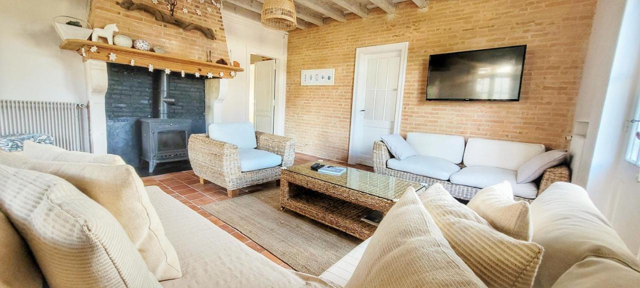 Charmante Maison Dans Les Landes X 10 Avec Piscine Et Salle D Escalade Lue Exteriör bild