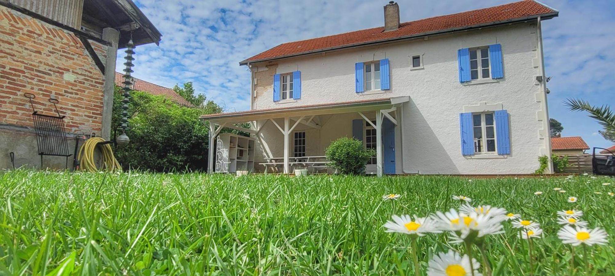 Charmante Maison Dans Les Landes X 10 Avec Piscine Et Salle D Escalade Lue Exteriör bild