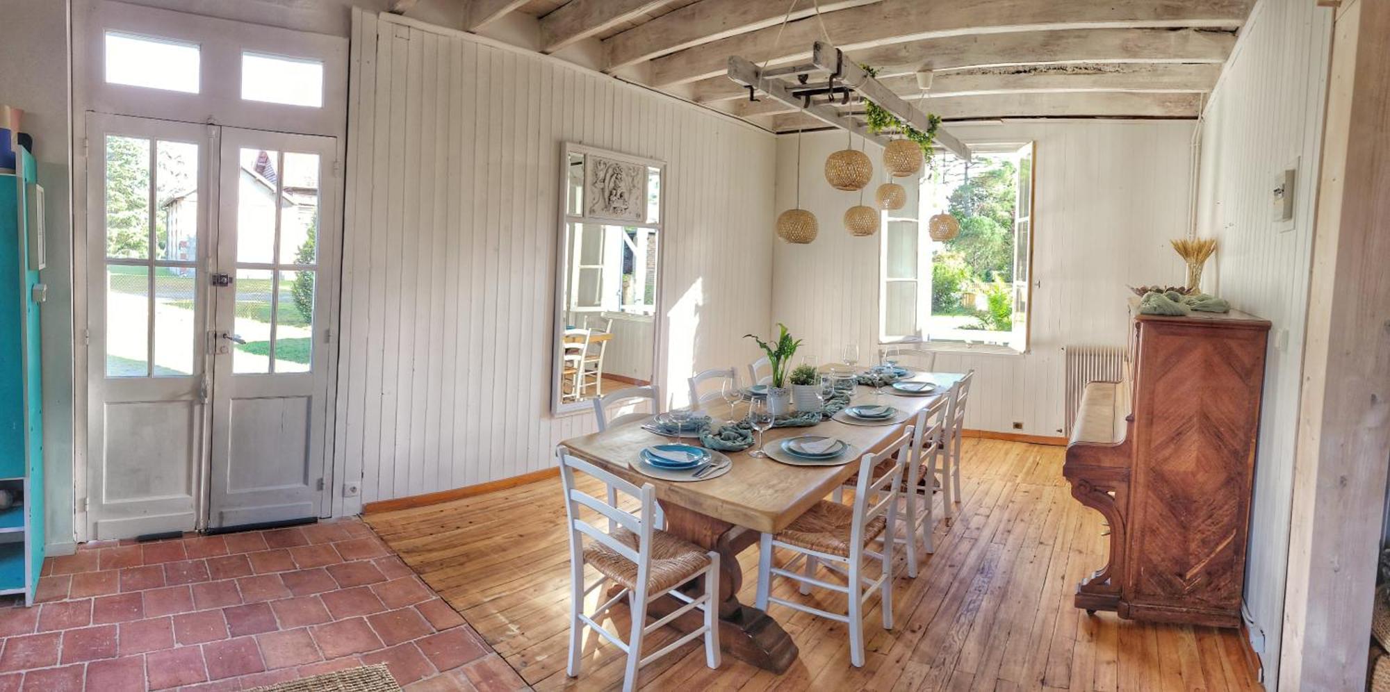 Charmante Maison Dans Les Landes X 10 Avec Piscine Et Salle D Escalade Lue Exteriör bild
