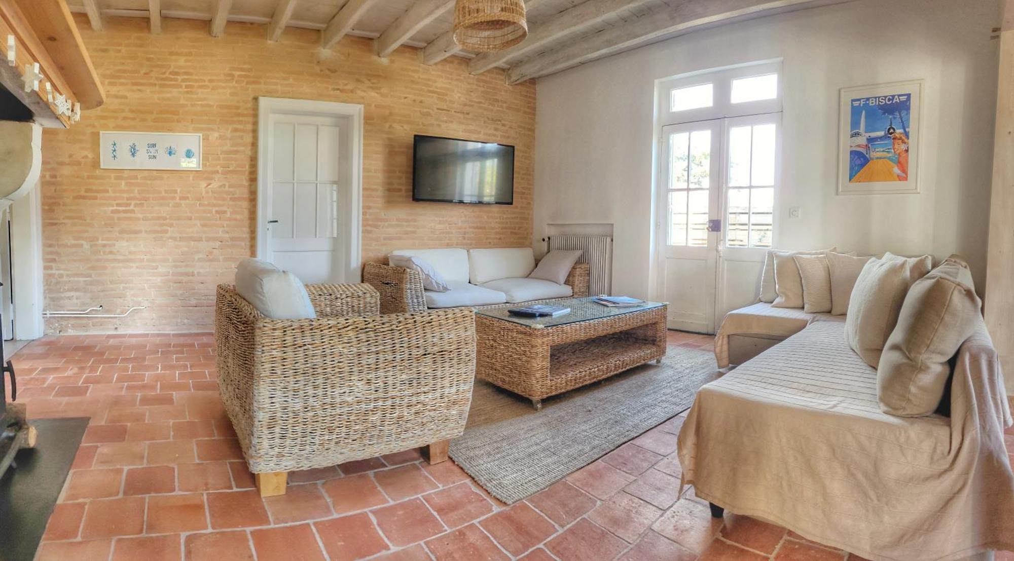 Charmante Maison Dans Les Landes X 10 Avec Piscine Et Salle D Escalade Lue Exteriör bild