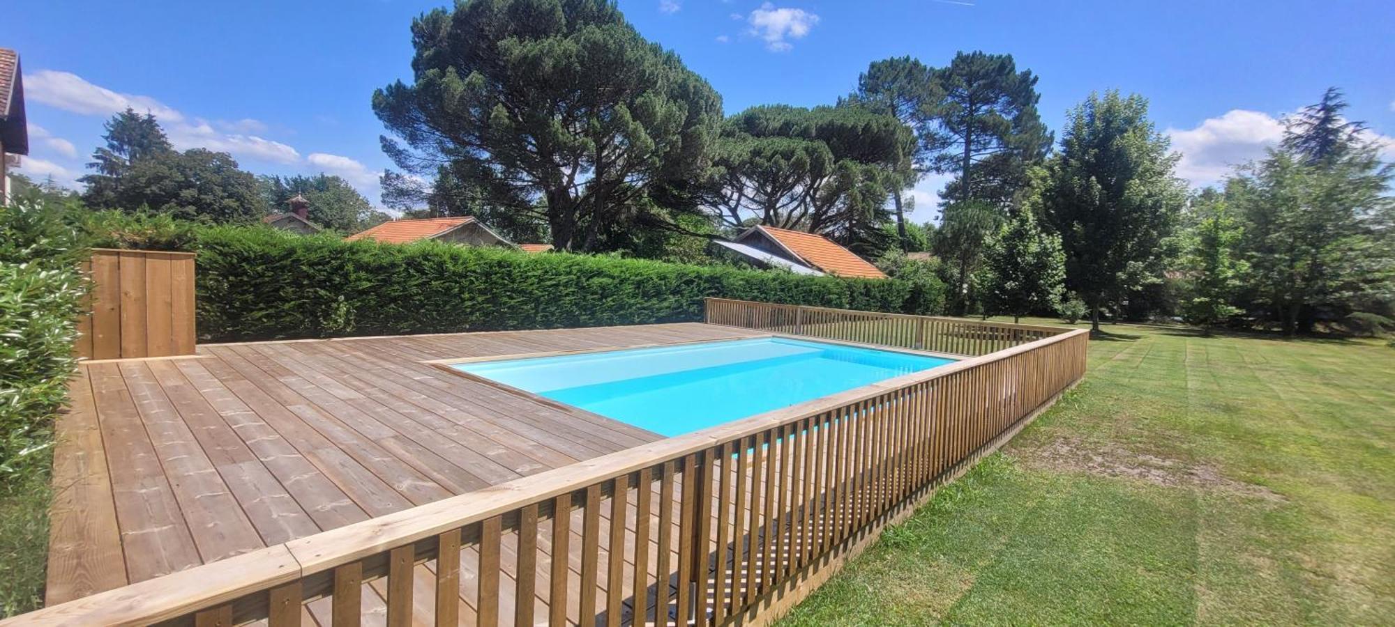 Charmante Maison Dans Les Landes X 10 Avec Piscine Et Salle D Escalade Lue Exteriör bild