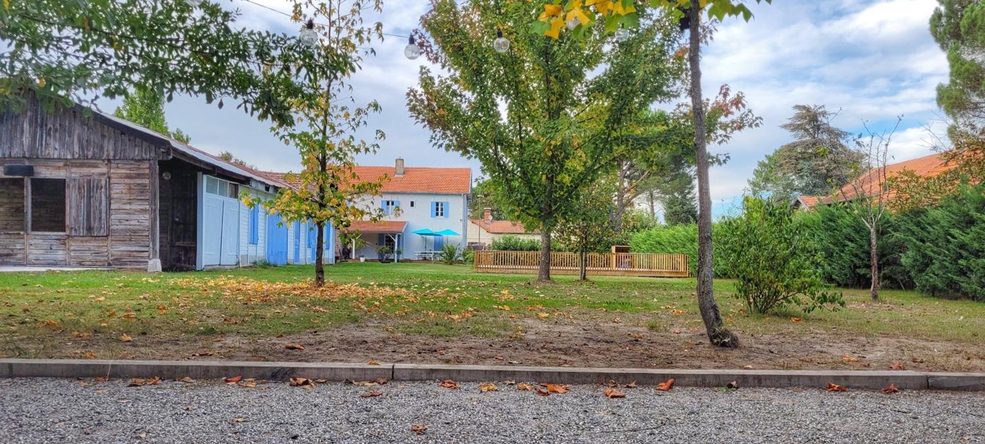 Charmante Maison Dans Les Landes X 10 Avec Piscine Et Salle D Escalade Lue Exteriör bild